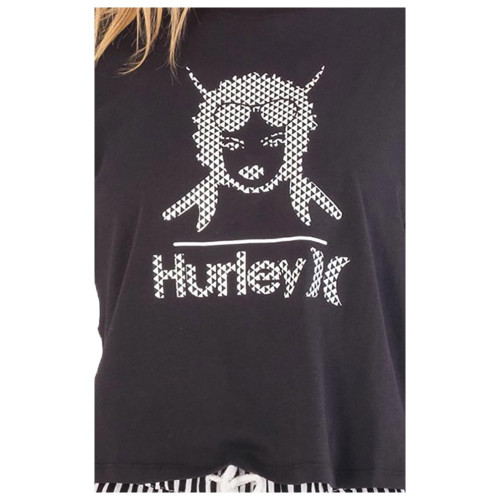 Hurley Γυναικεία κοντομάνικη μπλούζα BGS cropped crew